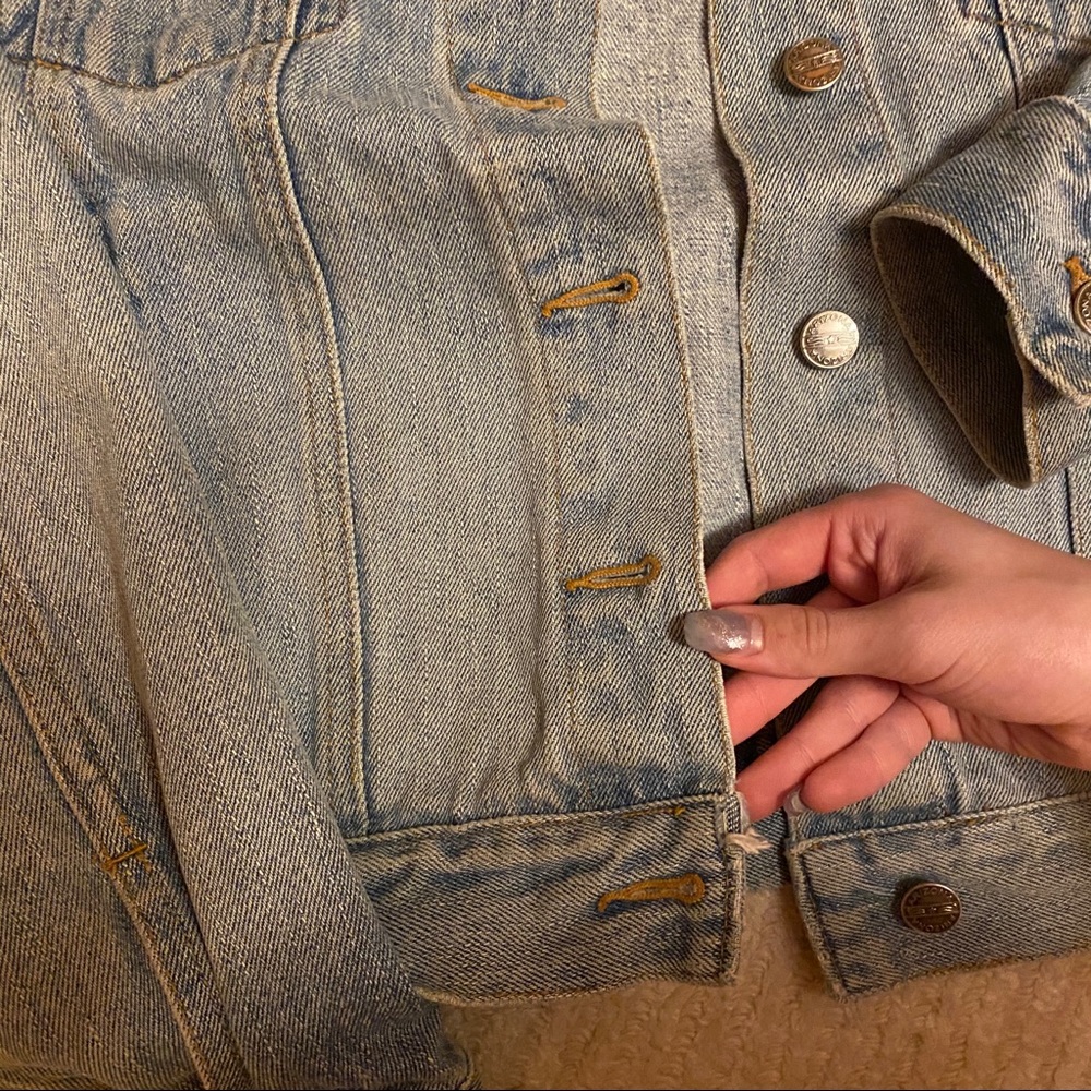 Arizona Vintage denim jean jacket small light wash - Picture 3 of 4